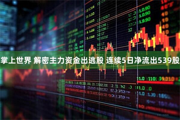 掌上世界 解密主力资金出逃股 连续5日净流出539股